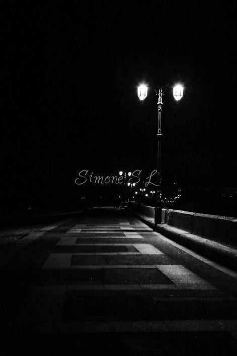 A Cold September Eve B&W (photo)